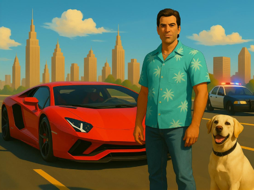 Aventador Vice Crime City logo