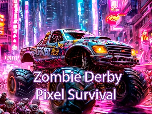 Zombie Derby Pixel Survival logo